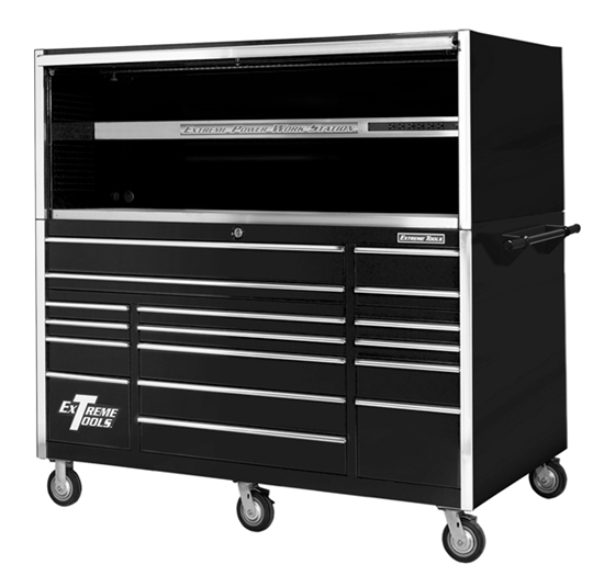 Tool Hutch And Rolling Cabinet, 72 Rolling Tool Cabinet