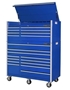 rollcabs.com CRX552512RC 55" 12 DRAWER BLUE ROLLING TOOL CABINET AND TOP CHEST SET